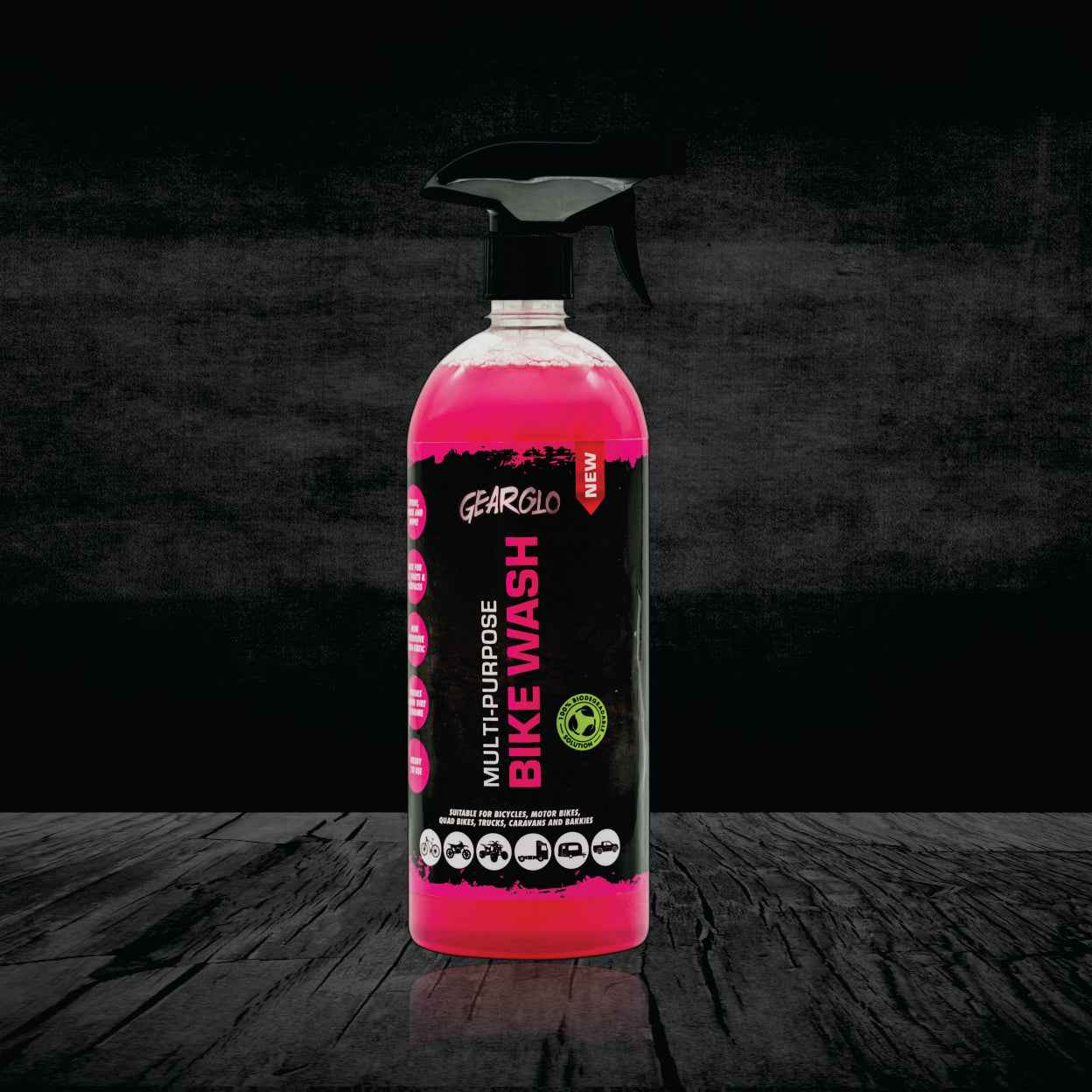 GearGlo Multi-Purpose Bike Wash 1 Litre